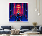 The Shining by Marco Schiavon on GIANT ART - blue digital drawing