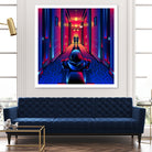 The Shining by Marco Schiavon on GIANT ART - blue digital drawing