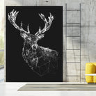 Deer Reader by Jordan Rogers on GIANT ART - vector illustration