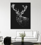 Deer Reader by Jordan Rogers on GIANT ART - vector illustration