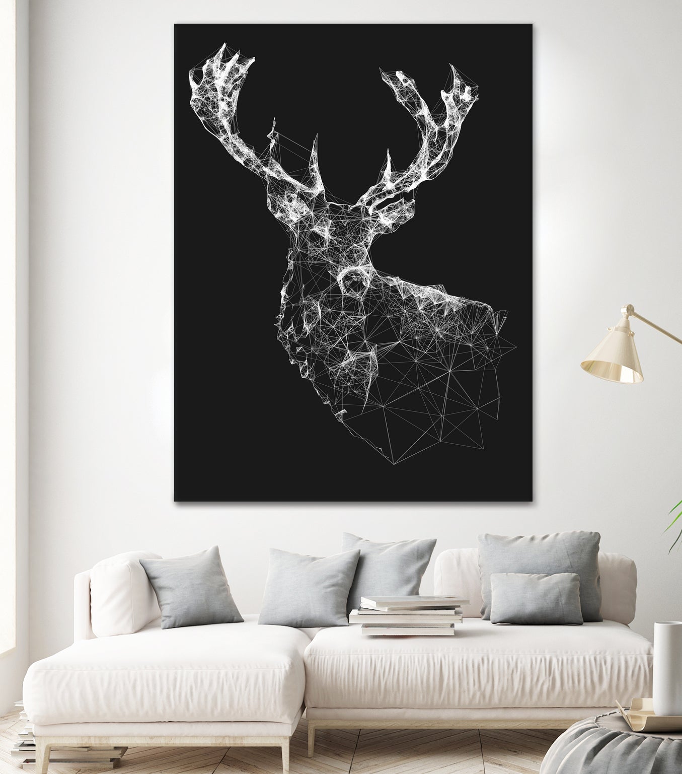 Deer Reader by Jordan Rogers on GIANT ART - vector illustration