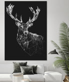 Deer Reader by Jordan Rogers on GIANT ART - vector illustration