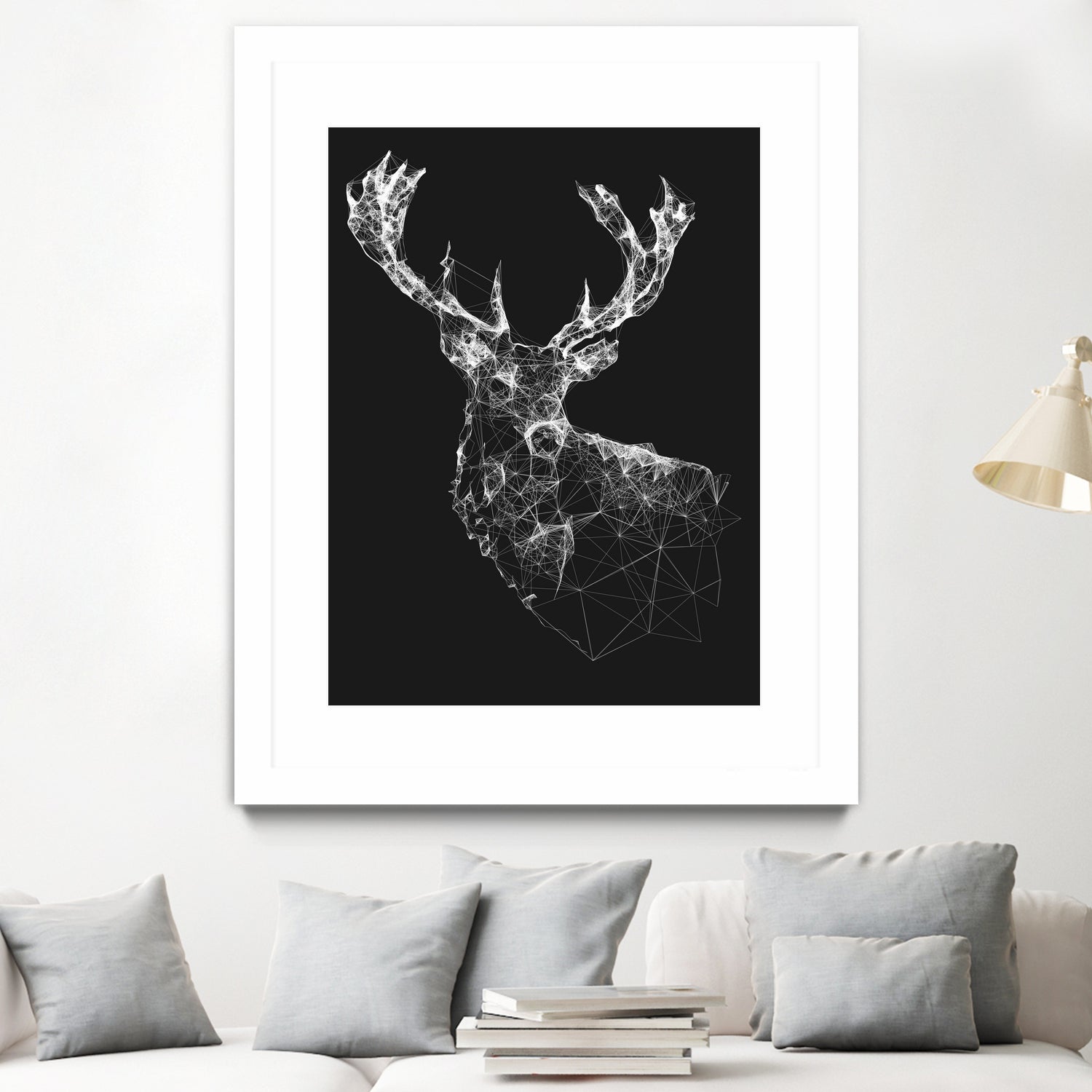 Deer Reader by Jordan Rogers on GIANT ART - vector illustration