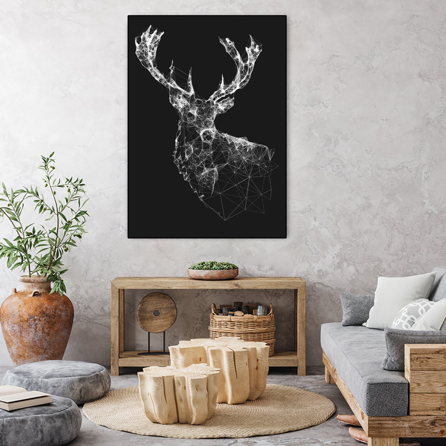 Deer Reader by Jordan Rogers on GIANT ART - vector illustration