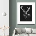 Deer Reader by Jordan Rogers on GIANT ART - vector illustration