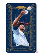 Dodgers Tarot: The High Priestess by Claudia Labarca on GIANT ART - blue digital painting