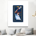 Dodgers Tarot: The High Priestess by Claudia Labarca on GIANT ART - blue digital painting