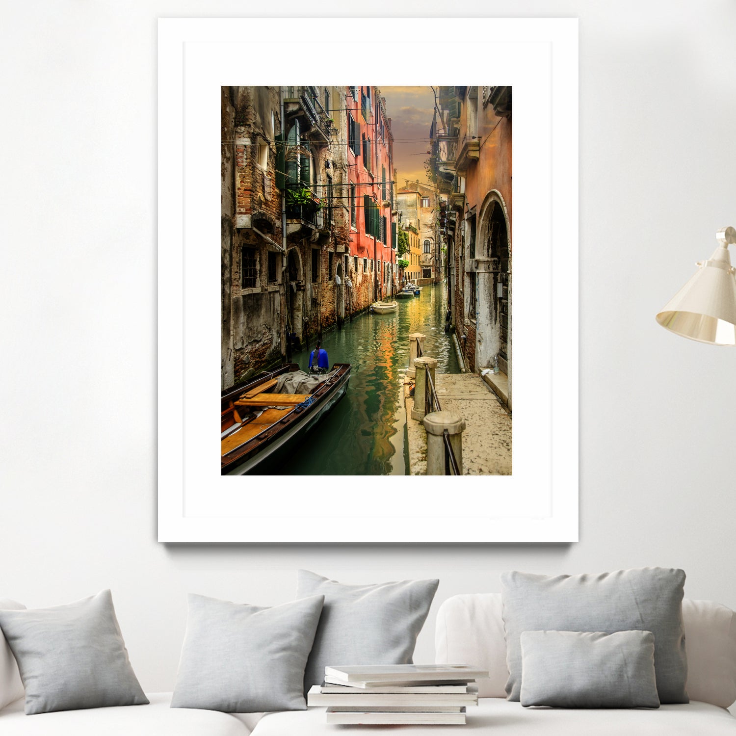 Colours of Venezia by Brian Tarr on GIANT ART - yellow digital painting