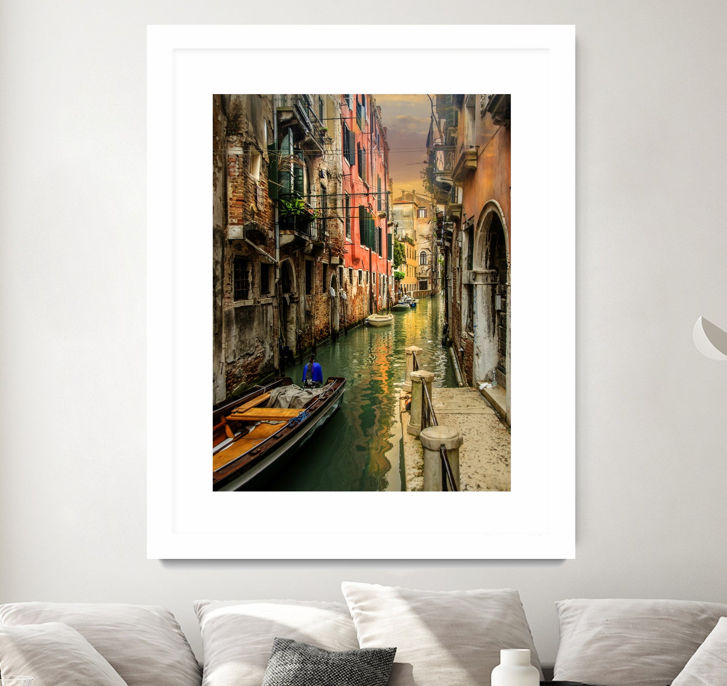 Colours of Venezia by Brian Tarr on GIANT ART - yellow digital painting