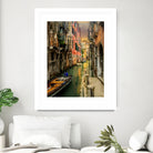 Colours of Venezia by Brian Tarr on GIANT ART - yellow digital painting