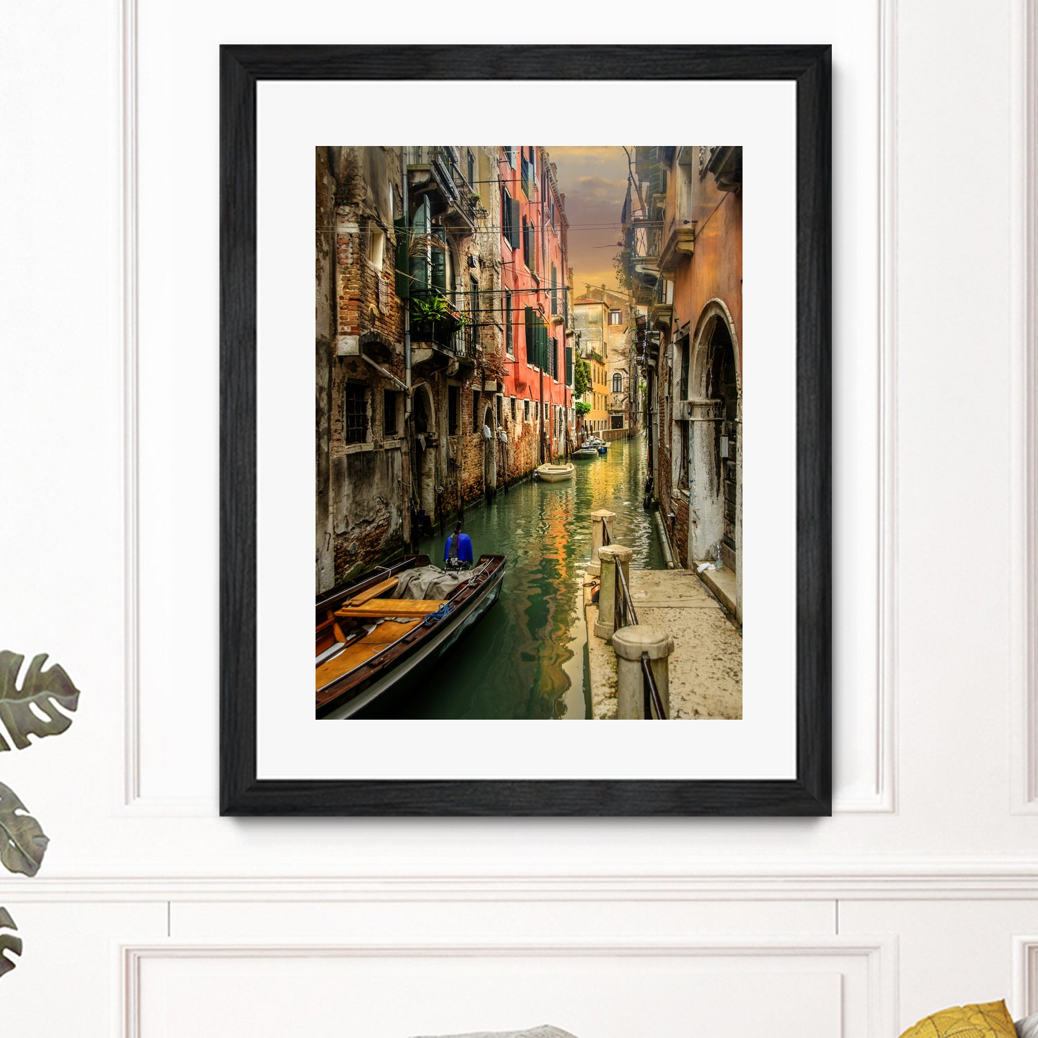 Colours of Venezia by Brian Tarr on GIANT ART - yellow digital painting