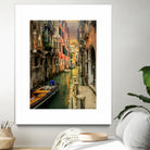 Colours of Venezia by Brian Tarr on GIANT ART - yellow digital painting