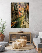Colours of Venezia by Brian Tarr on GIANT ART - yellow digital painting