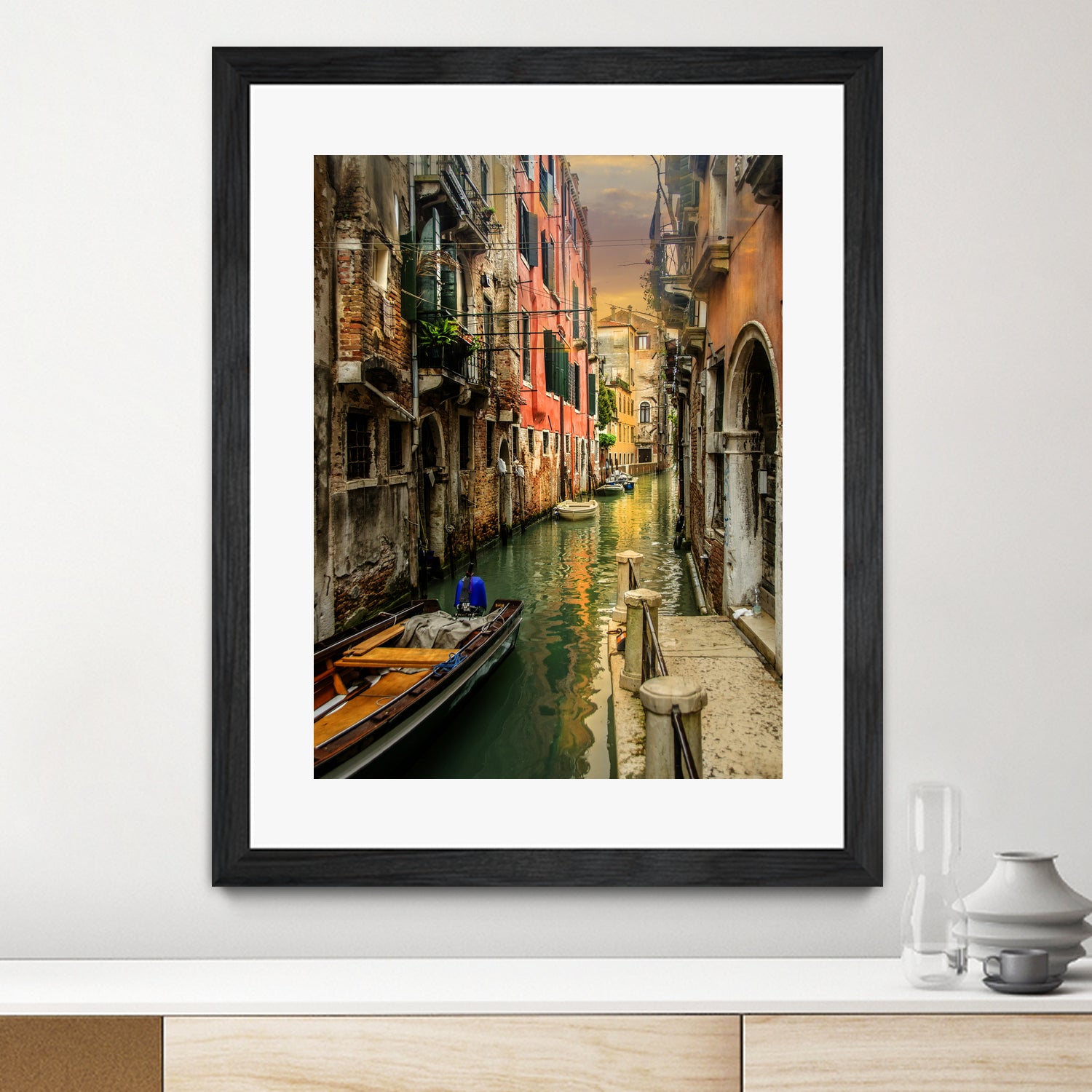 Colours of Venezia by Brian Tarr on GIANT ART - yellow digital painting