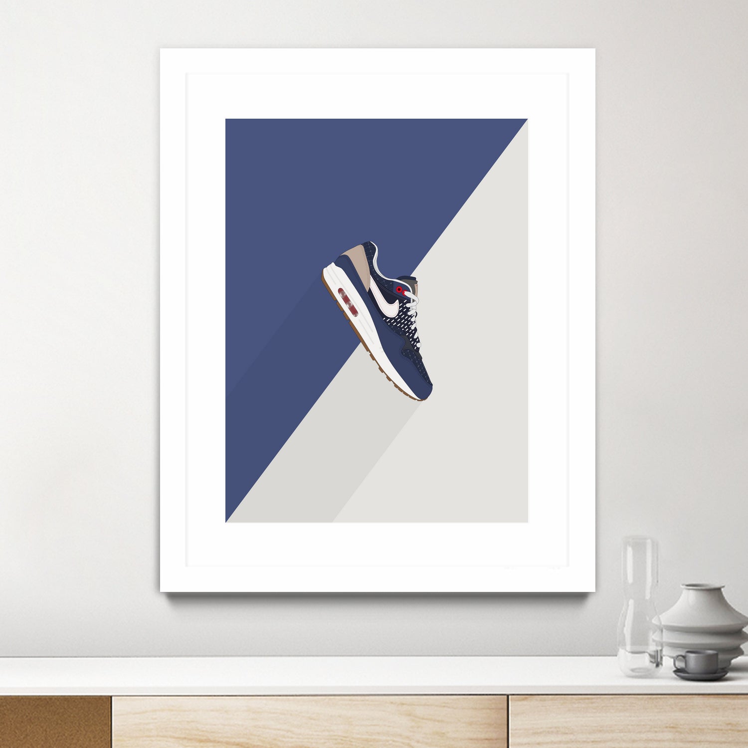 Airmax1 - blue void by Yanuar Ahmat on GIANT ART - white digital drawing