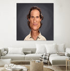 Matthew McConaughey by Rob Snow on GIANT ART - gray digital painting