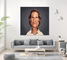 Matthew McConaughey by Rob Snow on GIANT ART - gray digital painting