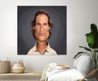 Matthew McConaughey by Rob Snow on GIANT ART - gray digital painting