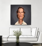 Matthew McConaughey by Rob Snow on GIANT ART - gray digital painting