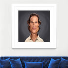 Matthew McConaughey by Rob Snow on GIANT ART - gray digital painting