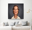 Matthew McConaughey by Rob Snow on GIANT ART - gray digital painting