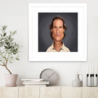 Matthew McConaughey by Rob Snow on GIANT ART - gray digital painting