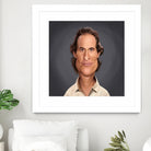 Matthew McConaughey by Rob Snow on GIANT ART - gray digital painting