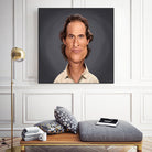 Matthew McConaughey by Rob Snow on GIANT ART - gray digital painting