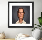 Matthew McConaughey by Rob Snow on GIANT ART - gray digital painting