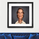 Matthew McConaughey by Rob Snow on GIANT ART - gray digital painting