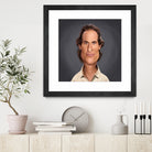 Matthew McConaughey by Rob Snow on GIANT ART - gray digital painting