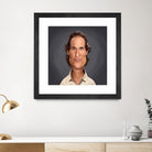 Matthew McConaughey by Rob Snow on GIANT ART - gray digital painting