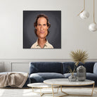 Matthew McConaughey by Rob Snow on GIANT ART - gray digital painting