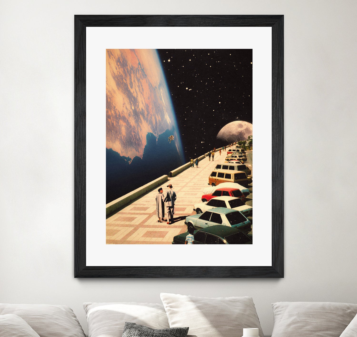 Space Promenade by Jonas Haeg on GIANT ART - black digital painting