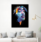 tupac by Deni Rahayu on GIANT ART - white digital drawing