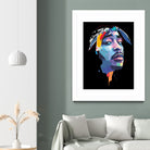 tupac by Deni Rahayu on GIANT ART - white digital drawing