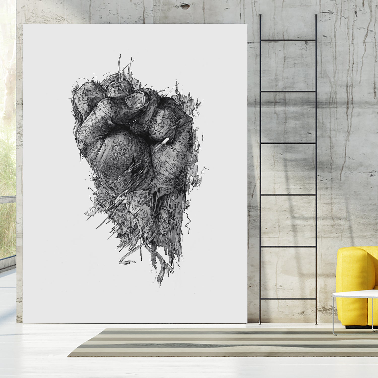 Only the Brave by Krzysztof Domaradzki on GIANT ART - gray digital drawing