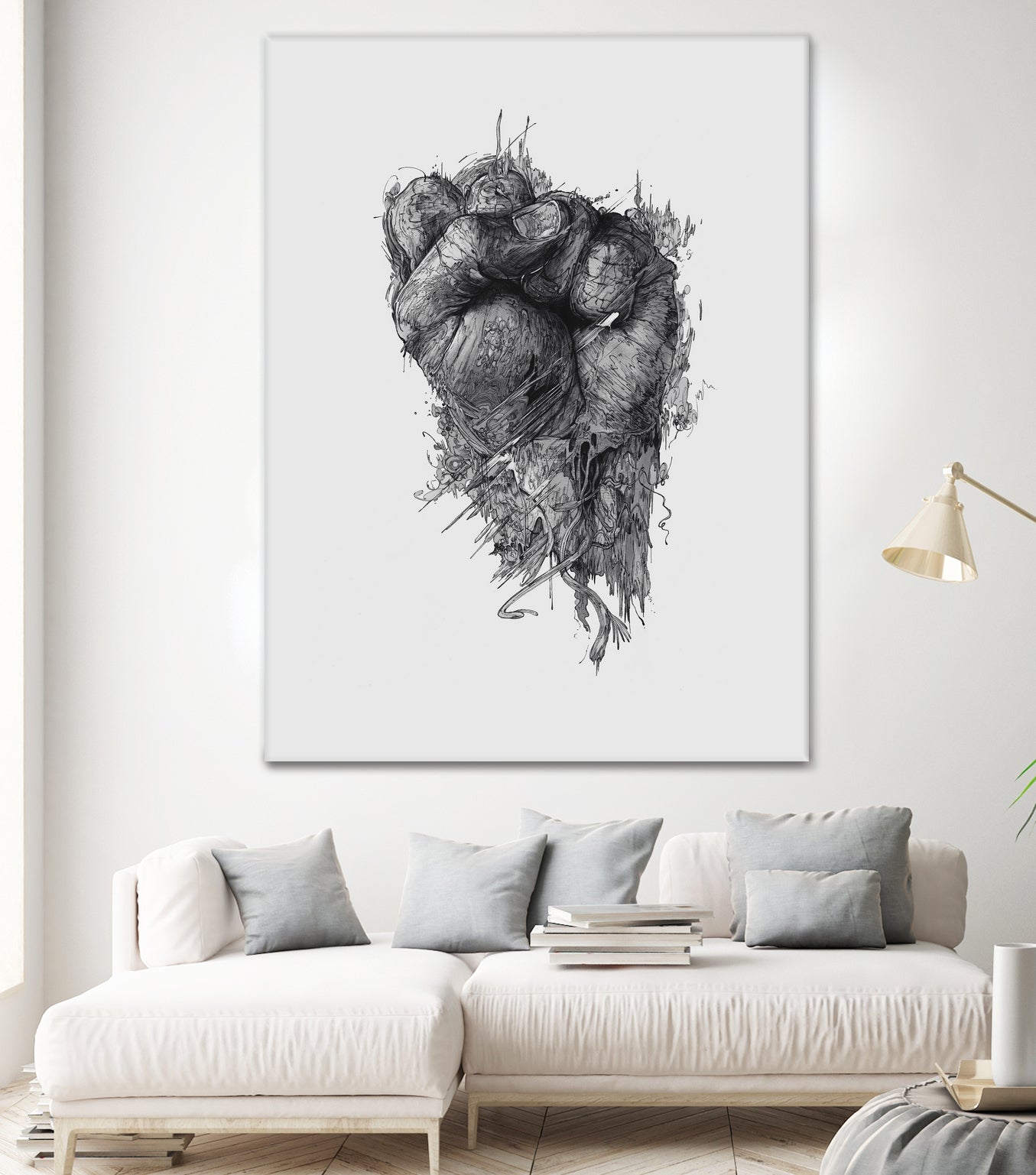 Only the Brave by Krzysztof Domaradzki on GIANT ART - gray digital drawing