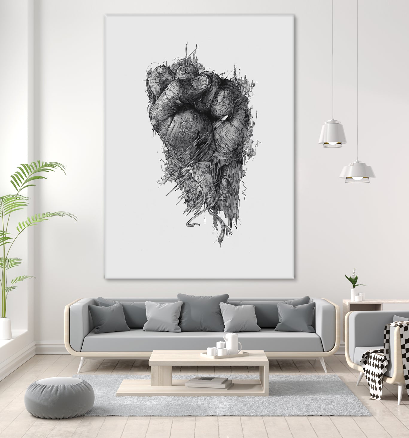 Only the Brave by Krzysztof Domaradzki on GIANT ART - gray digital drawing