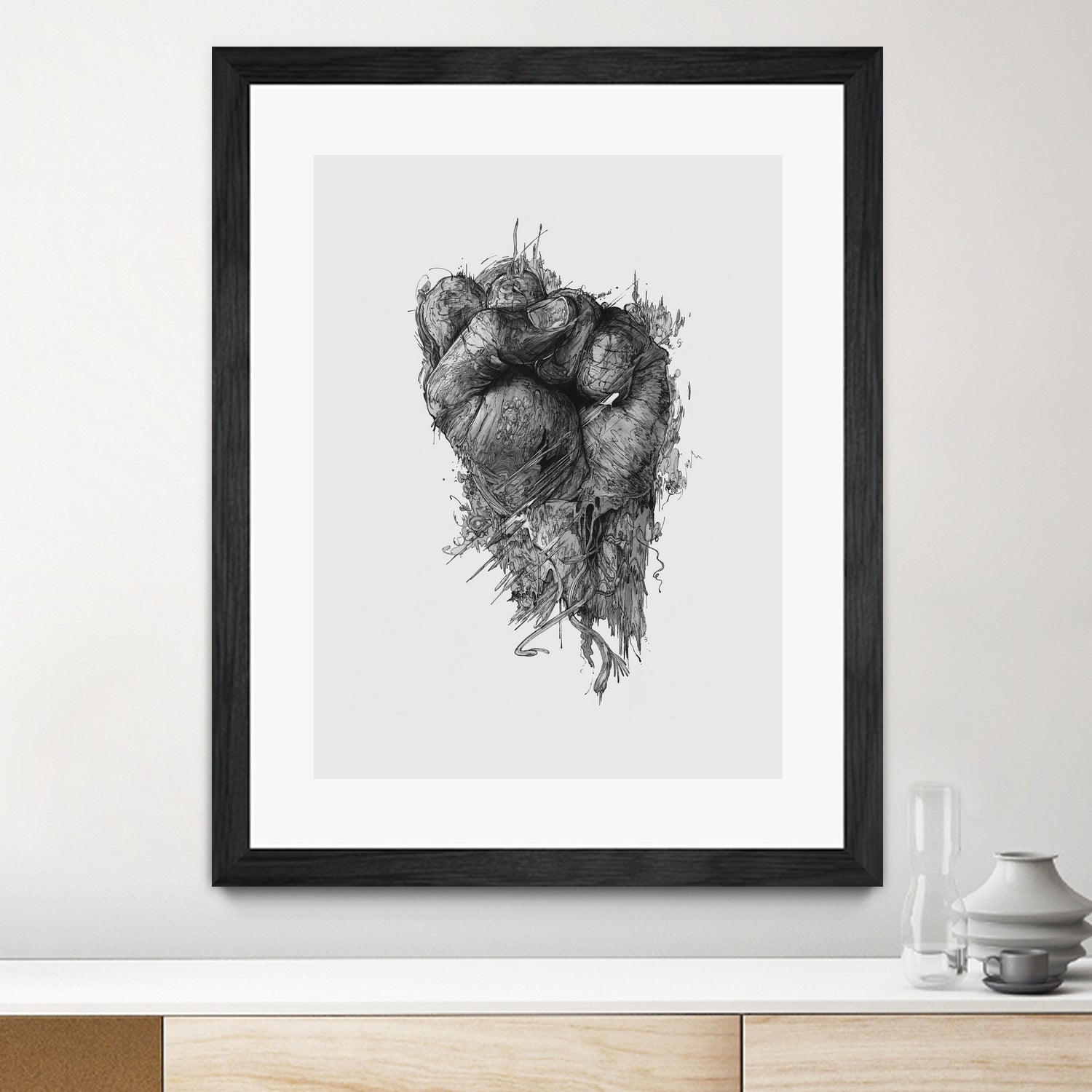 Only the Brave by Krzysztof Domaradzki on GIANT ART - gray digital drawing