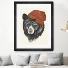 Zissou the Bear by Laura Graves on GIANT ART - red digital drawing