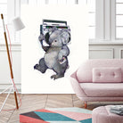 Koala by Laura Graves on GIANT ART - gray digital painting