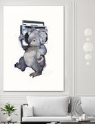 Koala by Laura Graves on GIANT ART - gray digital painting