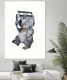 Koala by Laura Graves on GIANT ART - gray digital painting