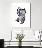 Koala by Laura Graves on GIANT ART - gray digital painting