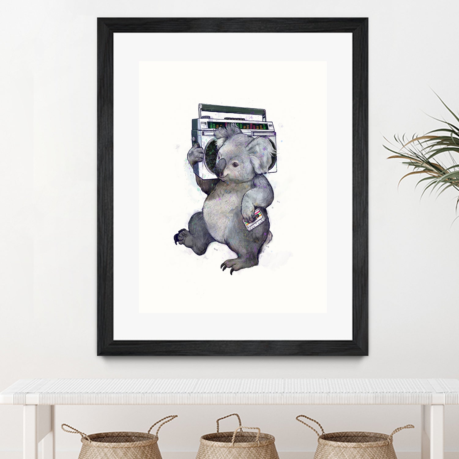 Koala by Laura Graves on GIANT ART - gray digital painting