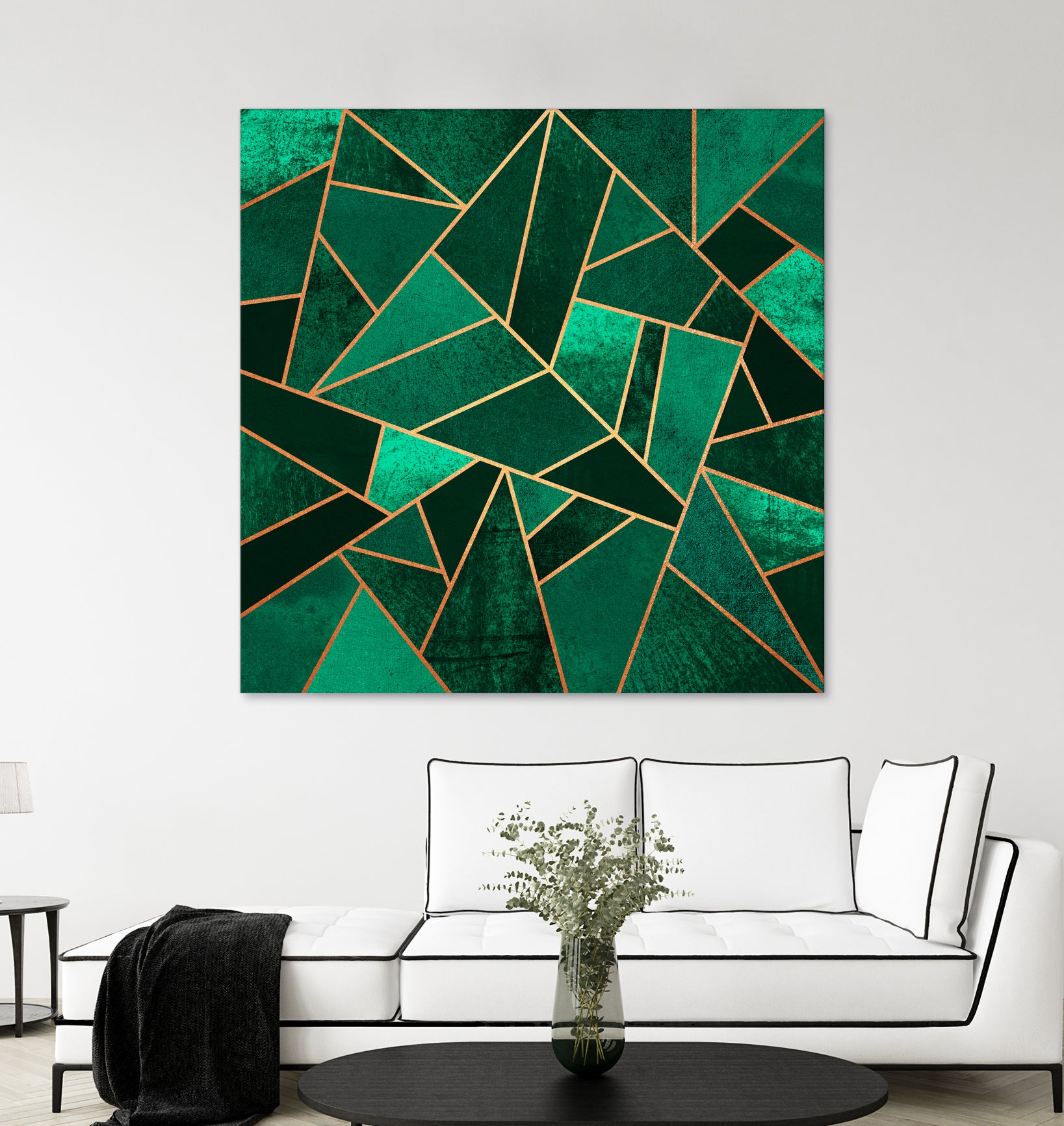 Emerald And Copper by Elisabeth Fredriksson on GIANT ART - green digital painting