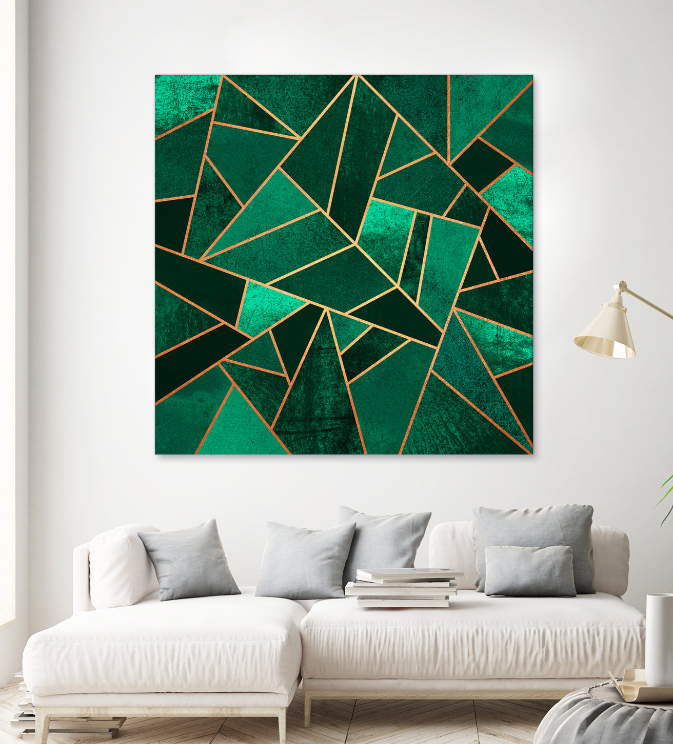 Emerald And Copper by Elisabeth Fredriksson on GIANT ART - green digital painting