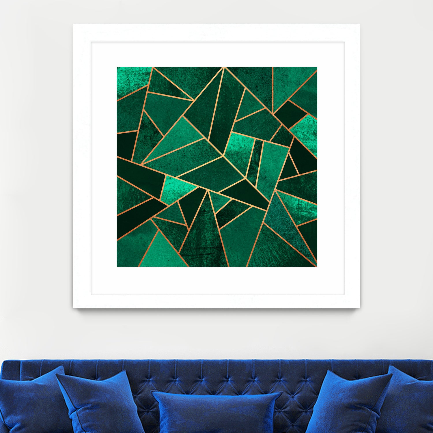 Emerald And Copper by Elisabeth Fredriksson on GIANT ART - green digital painting