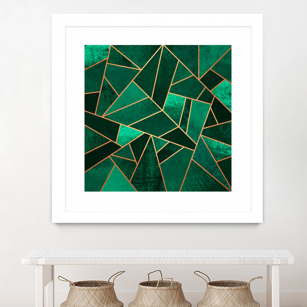 Emerald And Copper by Elisabeth Fredriksson on GIANT ART - green digital painting